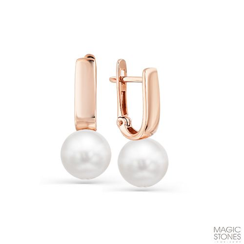 Сапфир каталог товаров Серьги из золота с жемчугом