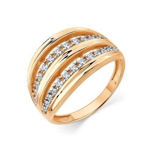 Сапфир каталог товаров Кольцо из золота с фианитом