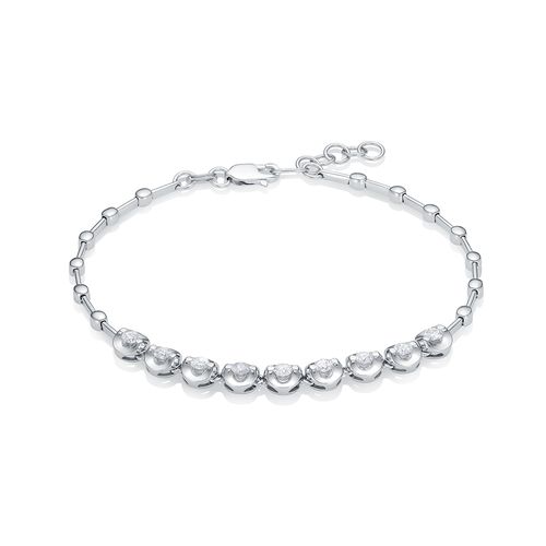 Сапфир каталог товаров Браслет из белого золота с бриллиантом