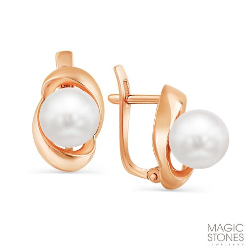 Сапфир каталог товаров Серьги из золота с жемчугом