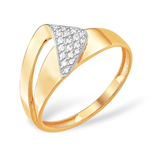 Сапфир каталог товаров Кольцо из золота с фианитом