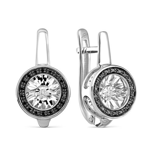 Сапфир каталог товаров Серьги из белого золота с бриллиантом