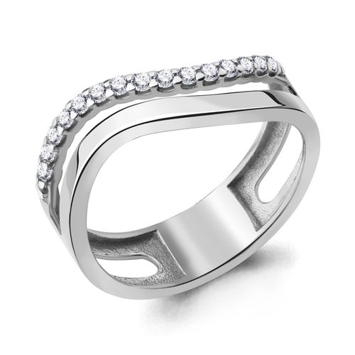 Сапфир каталог товаров Кольцо из серебра с фианитом