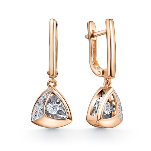 Сапфир каталог товаров Серьги из золота с бриллиантом