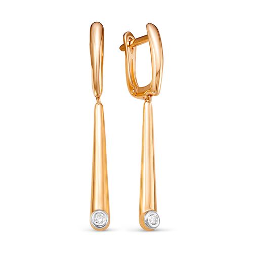 Сапфир каталог товаров Серьги из золота с бриллиантом