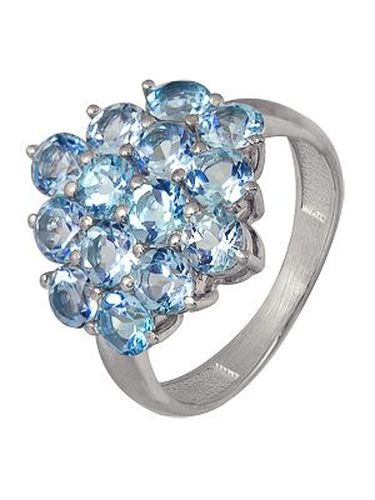 Сапфир каталог товаров Кольцо из серебра с топазом