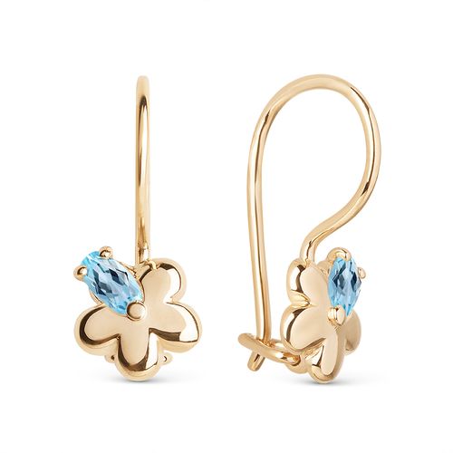 Сапфир каталог товаров Серьги из золота с фианитом