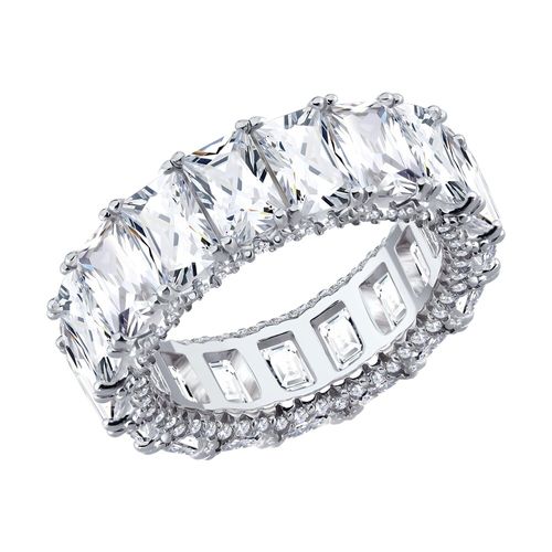 Сапфир каталог товаров Кольцо из серебра с фианитом