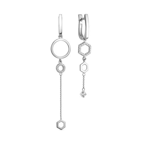 Сапфир каталог товаров Серьги из белого золота с бриллиантом