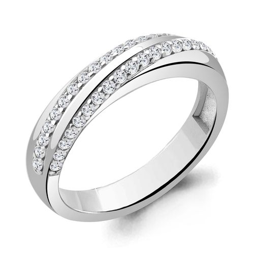 Сапфир каталог товаров Кольцо из серебра с фианитом