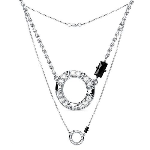 Сапфир каталог товаров Колье из серебра с фианитом