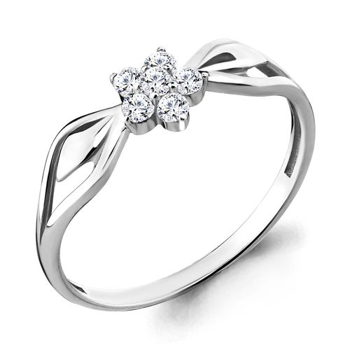 Сапфир каталог товаров Кольцо из серебра с фианитом