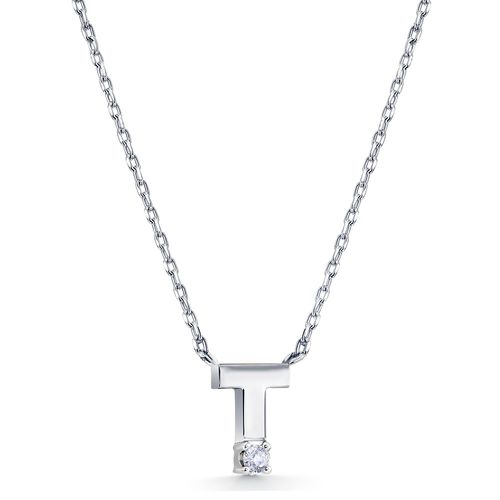 Сапфир каталог товаров Колье из белого золота с бриллиантом