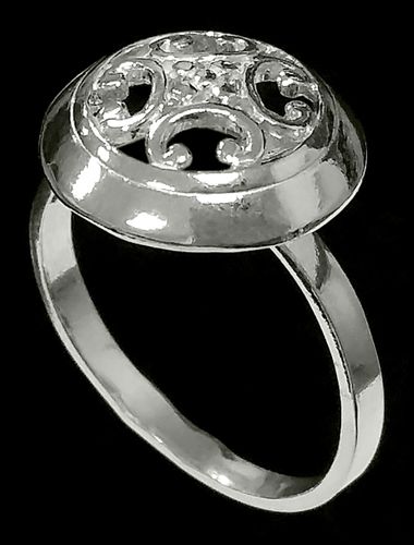 Сапфир каталог товаров Кольцо Якутия из серебра