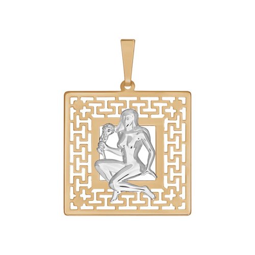 Сапфир каталог товаров Подвеска знак зодиака Дева из золота