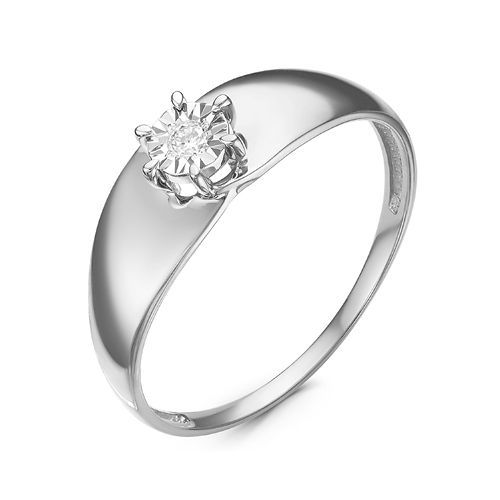 Сапфир каталог товаров Кольцо из белого золота с бриллиантом