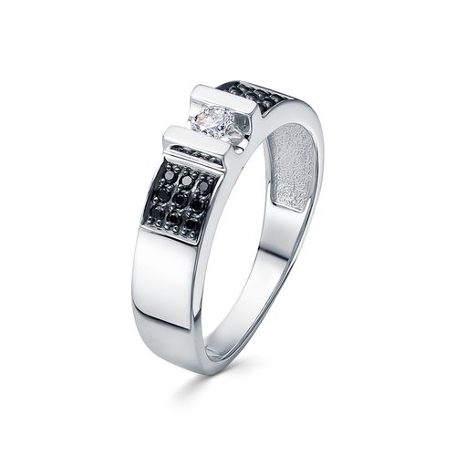 Сапфир каталог товаров Кольцо из белого золота с бриллиантом