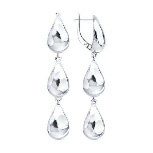 Сапфир каталог товаров Серьги из серебра