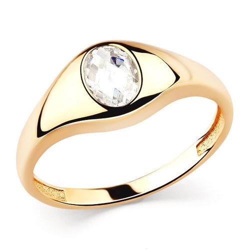 Сапфир каталог товаров Кольцо из золота с фианитом