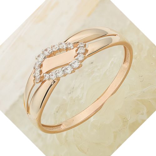 Сапфир каталог товаров Кольцо из золота с фианитом