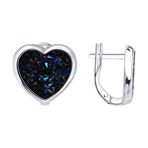 Сапфир каталог товаров Серьги из серебра