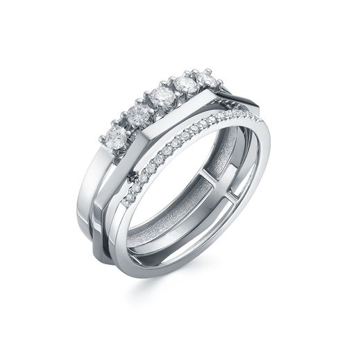 Сапфир каталог товаров Кольцо из белого золота с бриллиантом