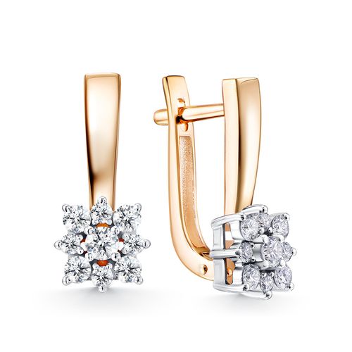 Сапфир каталог товаров Серьги из золота с бриллиантом