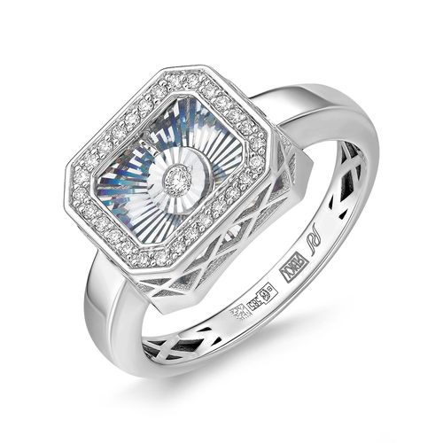 Сапфир каталог товаров Кольцо из белого золота с бриллиантом