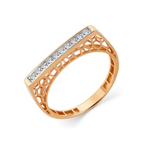 Сапфир каталог товаров Кольцо из золота с фианитом