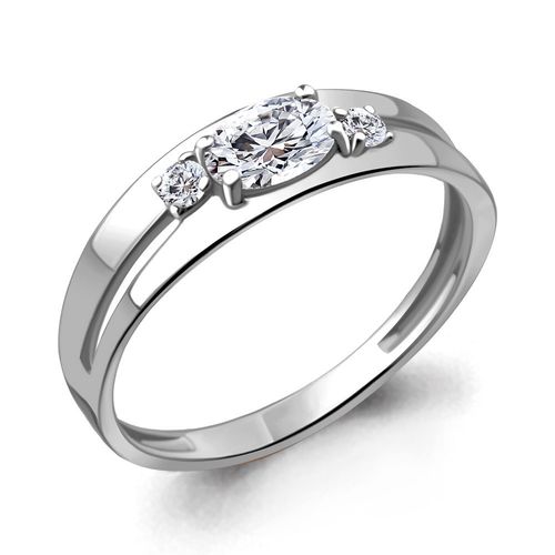 Сапфир каталог товаров Кольцо из серебра с фианитом