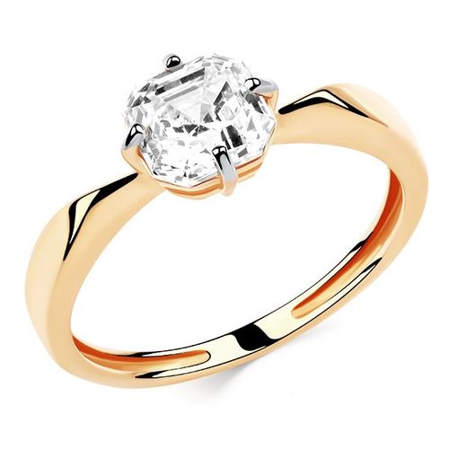 Сапфир каталог товаров Кольцо из золота с фианитом