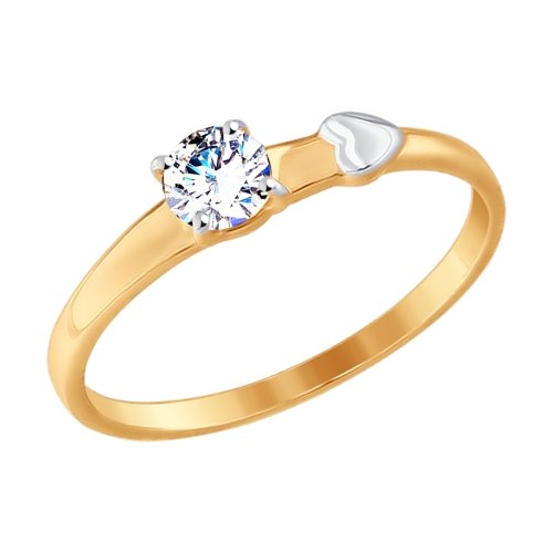 Сапфир каталог товаров Кольцо из золота с фианитом