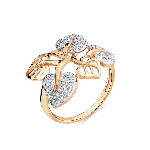 Сапфир каталог товаров Кольцо из золота с фианитом