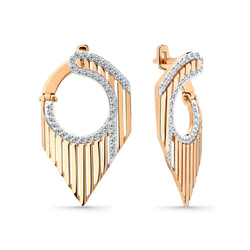 Сапфир каталог товаров Серьги с фианитом