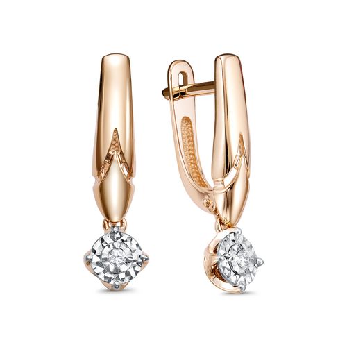 Сапфир каталог товаров Серьги из золота с бриллиантом