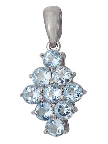 Сапфир каталог товаров Подвеска из серебра с топазом