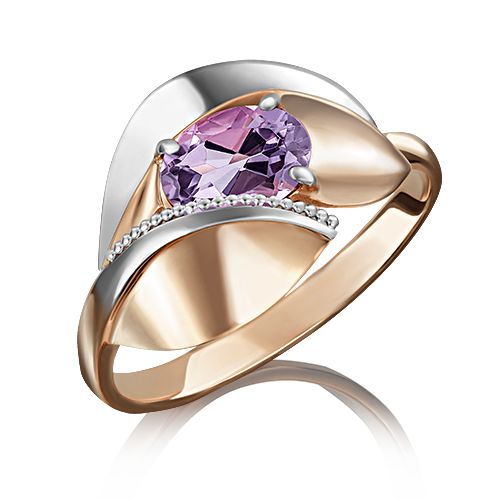 Сапфир каталог товаров Кольцо из золота с аметистом