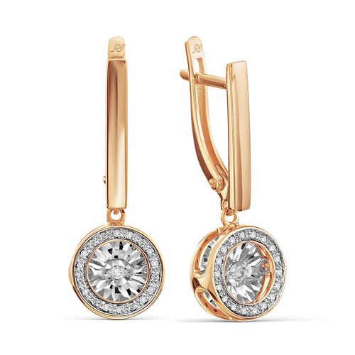 Сапфир каталог товаров Серьги из золота с бриллиантом