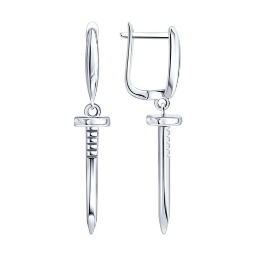 Сапфир каталог товаров Серьги из серебра