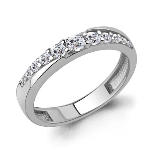 Сапфир каталог товаров Кольцо из серебра с фианитом