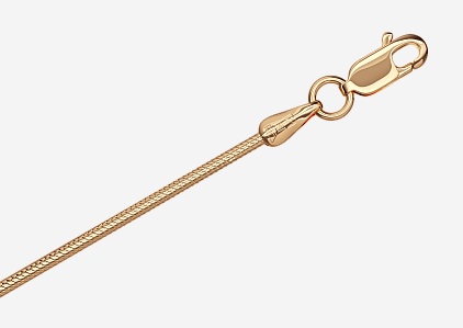 Сапфир каталог товаров Браслет женский снейк с алмазной гранью из золота