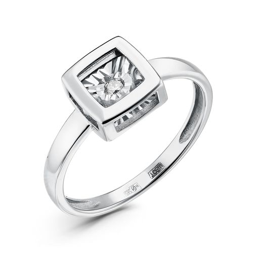 Сапфир каталог товаров Кольцо из белого золота с бриллиантом