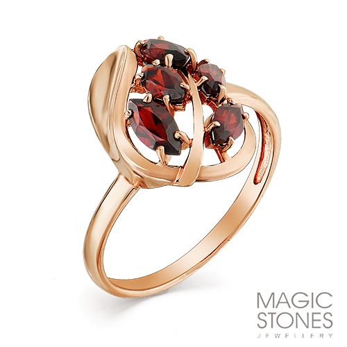 Сапфир каталог товаров Кольцо из золота с гранатом