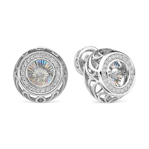 Сапфир каталог товаров Серьги из белого золота с бриллиантом