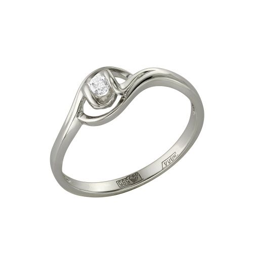 Сапфир каталог товаров Кольцо из белого золота с бриллиантом