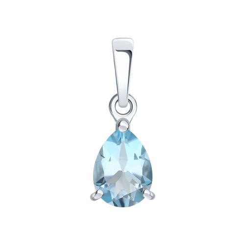 Сапфир каталог товаров Подвеска из серебра с топазом