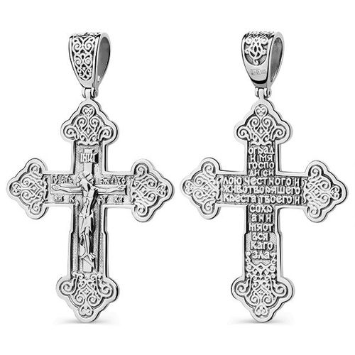 Сапфир каталог товаров Подвеска крест из серебра