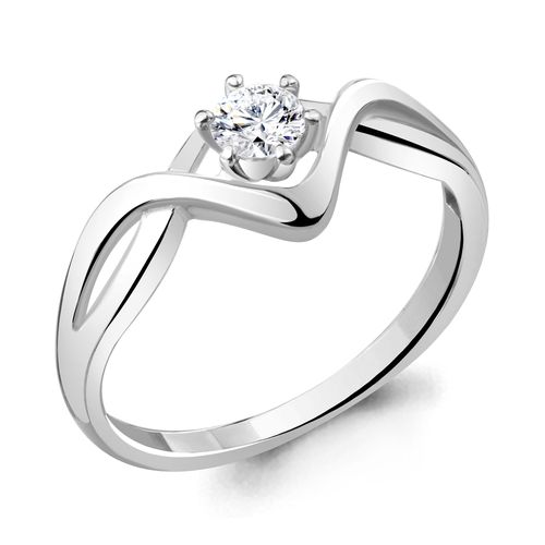 Сапфир каталог товаров Кольцо из серебра с фианитом