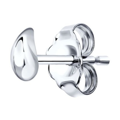 Сапфир каталог товаров Серьга из серебра 