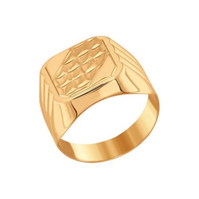 Сапфир каталог товаров Кольцо мужское из золота 